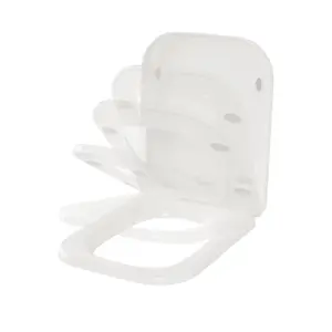 Cooke & Lewis Affini White Soft close Toilet seat