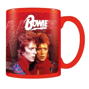 David Bowie Bolt Heat Changing Mug Red (One Size)