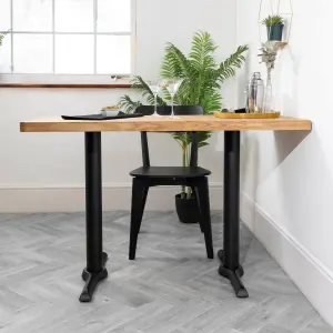 Solid Wood Oak Table Top - 1200m x 600mm x 27mm - Top Grade European Wooden Large Square Kitchen Dining Tabletop Worktop Desktop