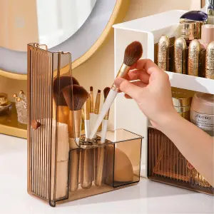 Makeup Organizer - Cosmetic Organiser Solid Drawer -Cosmetic Box Jewelry Storage Tray with Drawers - Vanity Countertop Display