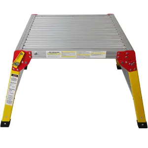 Excel 600 x 600mm Fiberglass Heavy Duty Platform Folding Hop Up Pack of 2