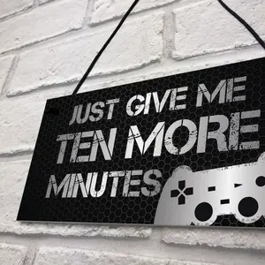 Funny Gaming Sign For Door Novelty Gaming Accessories Birthday Gift Brother Son