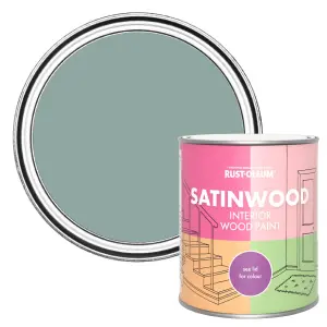 Rust-Oleum Gresham Blue Satinwood Interior Paint 750ml