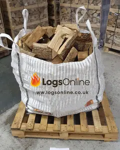 Kiln Dried Oak Firewood Logs Bulk Bag 250kg