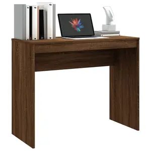 Berkfield Desk Brown Oak 90x40x72 cm Engineered Wood