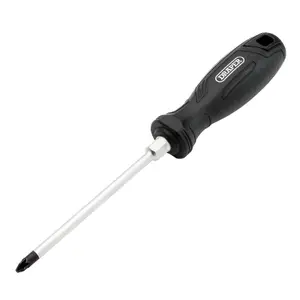 Draper Pozi Hard Grip Screwdriver, PZ2 x 125mm 13516