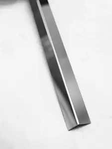 ILCOM decorative profile L 20mm x 2700mm x 0.6mm Silver Polished Stainless Steel