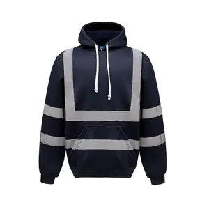 Yoko Mens Hi Vis Reflective Hoodie