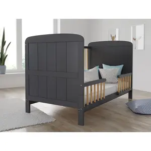 Crow Cot Bed Anthracite/Pine