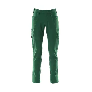 Mascot Accelerate Ultimate Stretch Trousers with Thigh Pockets - Green   (38.5) (Leg Length - Short)