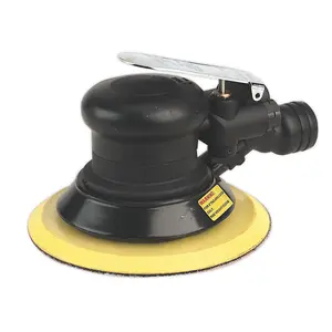 Sealey Air Palm Orbital Sander With Soft Rubber Handgrip 150mm Dust-Free SA801