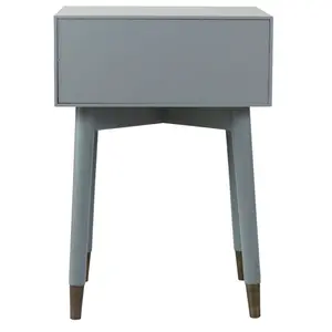 1 Drawer Bedside Table Grey