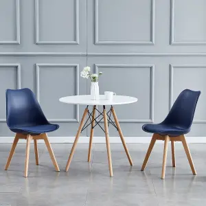 MCC Direct Eva Dining Chairs Set of 2 Blue