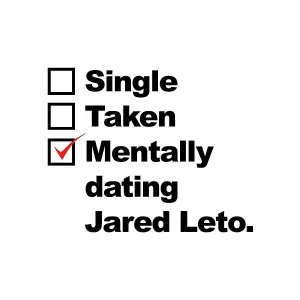 Grindstore Mentally Dating Jared Leto Mug White/Black (One Size)