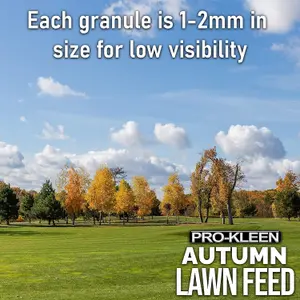 Pro-Kleen Autumn Lawn Feed Fertiliser - Encourages Grass Green Up & Prevents Lawn Disease - Covers up to 400m2 10kg