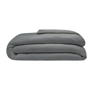 Belledorm Brushed Cotton Duvet Cover Charcoal (Single)