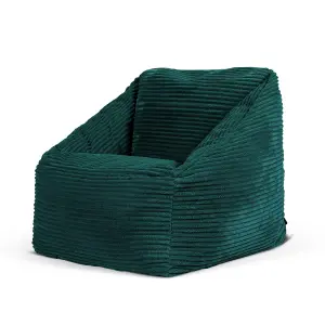 icon Kids Morgan Corduroy Armchair Bean Bag Teal Green Childrens Bean Bags