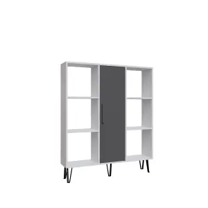 Decorotika Peoria 6 Shelves and a  Cabinet Bookcase