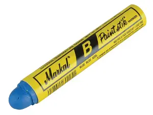 Markal Paintstik Cold Surface Marker in Blue for All Conditions