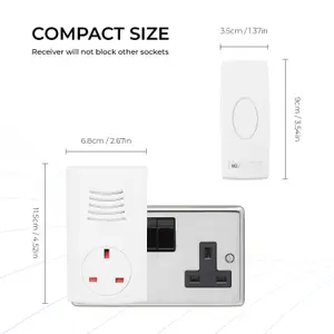 Benross 41010 Plug-In Wireless Doorbell