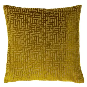 Paoletti Delphi Geometric Jacquard Polyester Filled Cushion