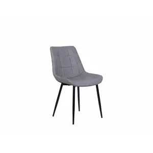 Hundley Upholstered Dining Chair (Set of 2) Grey