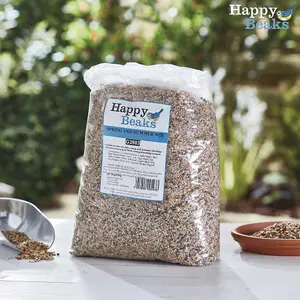 Happy Beaks Premium Wild Bird Food Spring & Summer Seed Mix High Energy Feed (12.75kg)