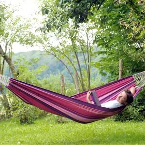 Amazonas Tahiti Candy Cotton Single Garden Hammock With Bag