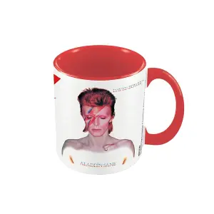 David Bowie Aladdin Sane Inner Two Tone Mug White/Red (One Size)