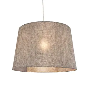 Inlight Ponte Blue Metallic effect Contemporary Light shade (D)40cm