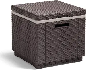 Keter Ice Cube Cool Box - Brown