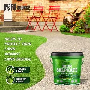 Iron Sulphate 7.5kg Bucket Makes Grass Greener Hardens Turf and Prevents Lawn Disease Makes upto 7500L Covers upto 7500m2 by PSN