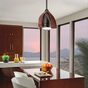 Luminosa Kichler Terna 5 Blade 38cm Ceiling Fan with LED Light Oil Brushed Bronze Remote Control