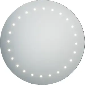 Luminosa 500mm LED Circular Bathroom Mirror 230V IP44 14W