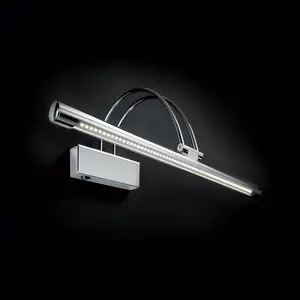 Luminosa Bow  LED Large Picture Wall Light Chrome