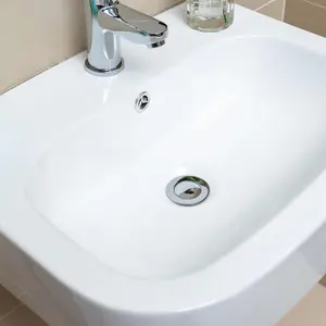 Danby Bathroom Ceramic Basin & Full Pedestal with One Tap Hole and Overflow