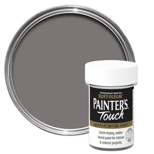 Rust-Oleum Painter's Touch Pewter Metallic effect Multi-surface paint, 20ml