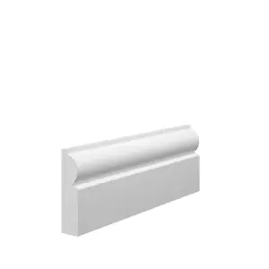 Skirting World Torus Type 1 MDF Architrave - 70mm x 18mm x 4200mm, Primed