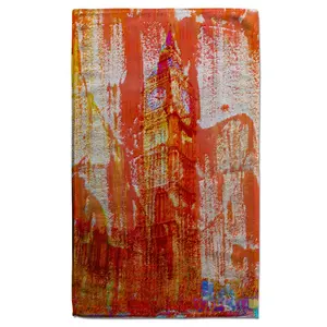 Cotton Tea Towel Kitchen Towel (Set of 3) Orange