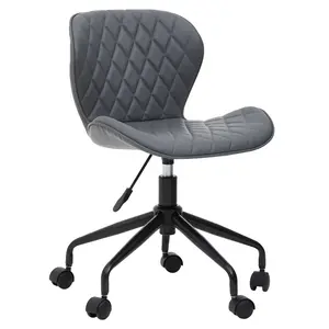 Interiors by Premier Brent Grey And Black Home Office Chair