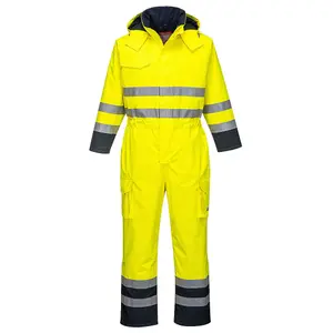 Portwest Bizflame Rain Hi-Vis Multi Coverall