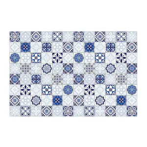 Walplus Blue Grace Mediterrranean Combo Tile Stickers