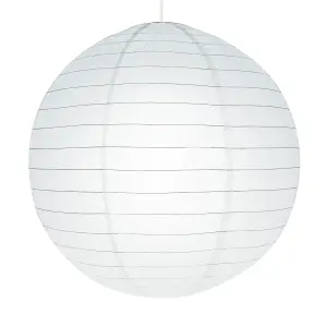 GoodHome Raqis White Pendant Light shade (D)58cm