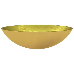 Durable Basin Glass 50x37x14 cm Gold