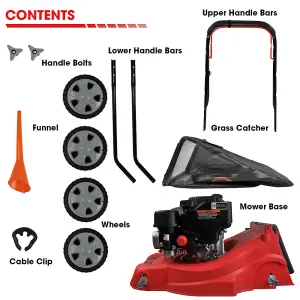 RocwooD Petrol Push Lawnmower 16"