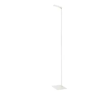 Lucide LAVALE - Floor reading lamp - LED Dim. - 1x3W 2700K - White