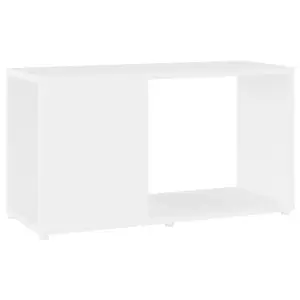 Berkfield TV Cabinet White 60x24x32cm Engineered Wood