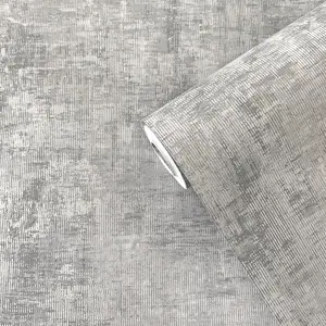 Lustre Collection Metallic Distressed Wallpaper Roll