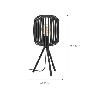 EGLO Romazzina IP20 Black Modern Table Lamp