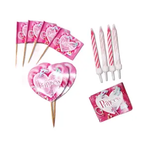 Amscan Princess Birthday Cake Decorating Kit Pink/White (One Size)